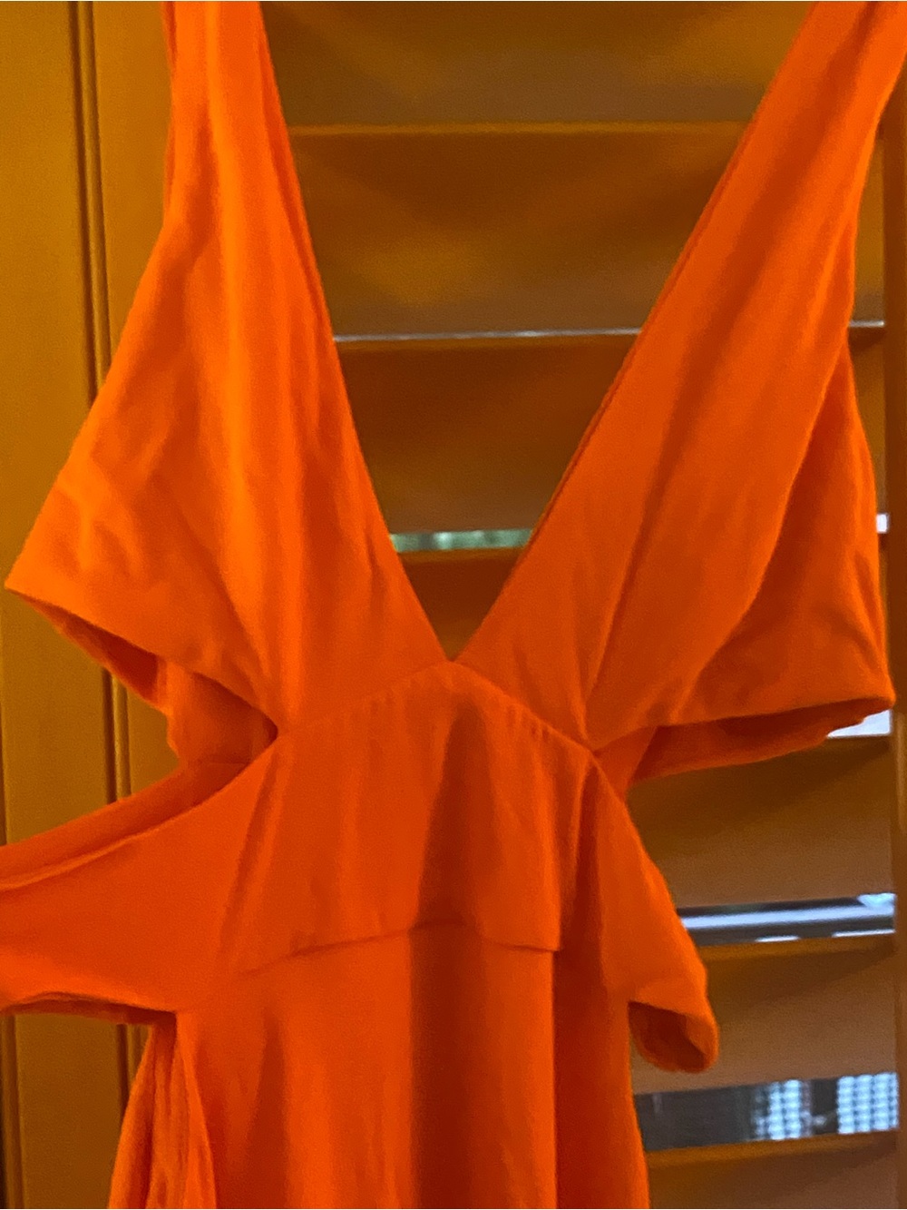 Ramy Brook Cara Cutout Column Slit Gown - Picture 4 of 7
